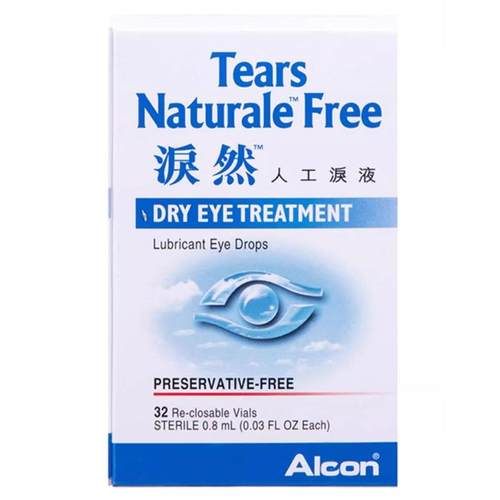 香港泪然ALCON泪然人工泪液0.8MLX32人工眼泪滴眼液泪然眼药水