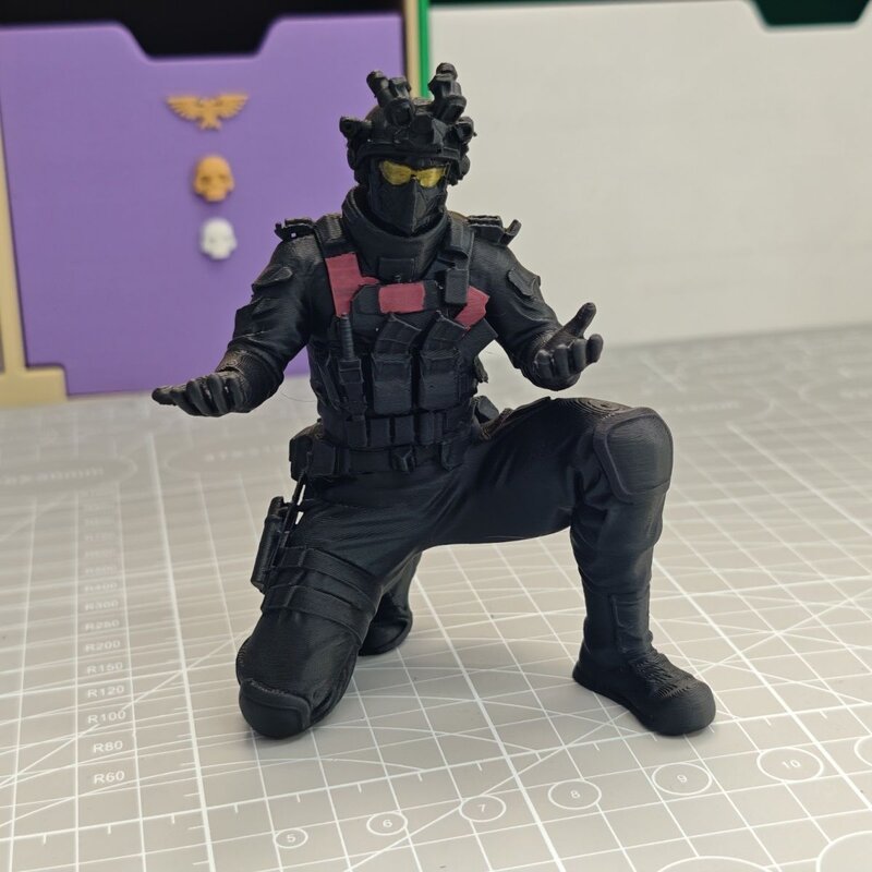 3D打印三角洲威龙笔架桌面装饰摆件文具收纳创意展示个性化玩具图片