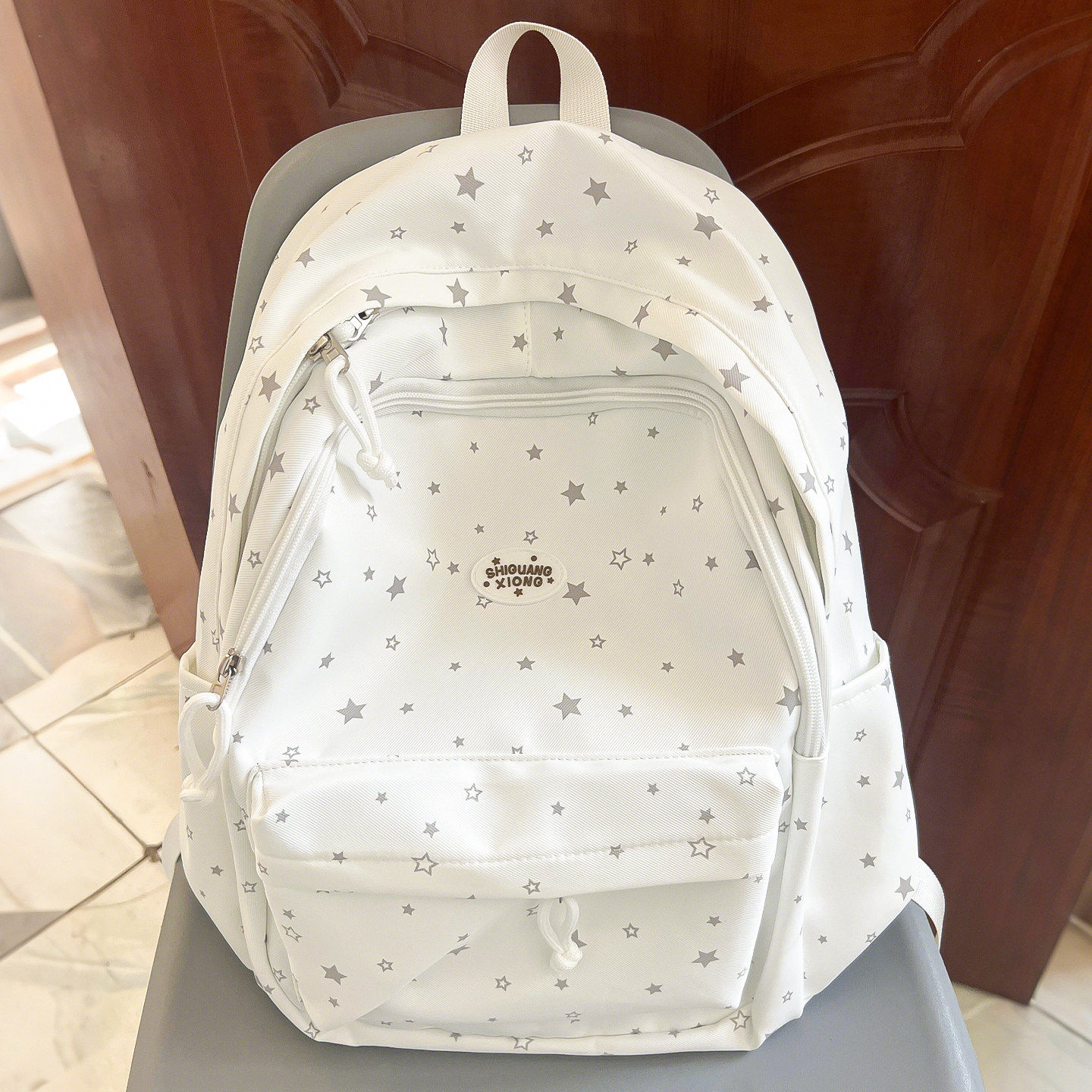 星星书包初高中女生大容量双肩包大学生旅游轻便背包百搭2026新款