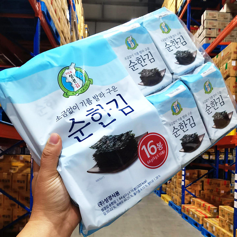 原装进口韩国海苔拍2送拌饭海苔