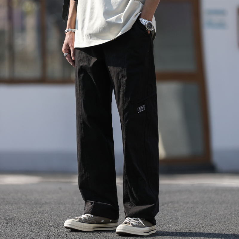 HEEMKIZOO美式复古夏男工装长裤