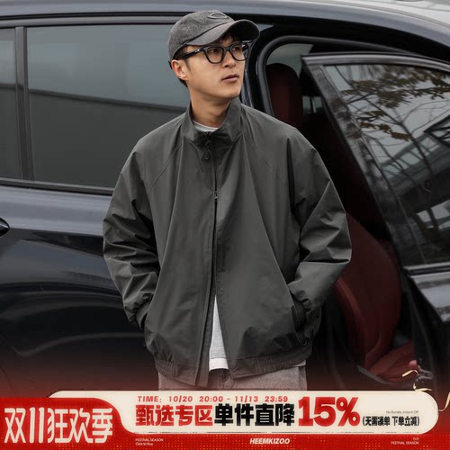 HEEMKIZOO防泼水工装夹克外套男