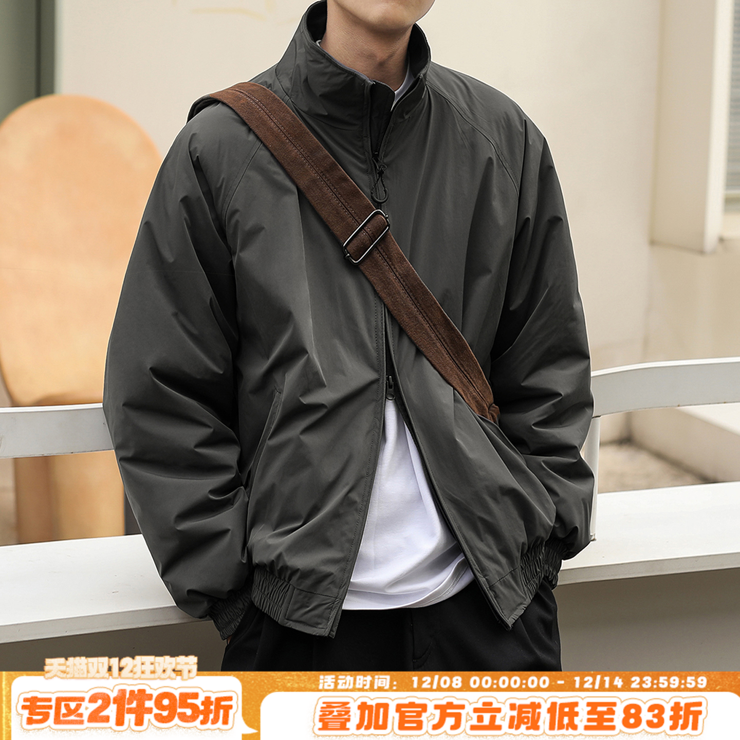 HEEMKIZOO美式休闲立领棉服夹克