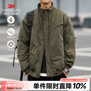 HEEMKIZOO秋冬款 立领棉衣轻盈保暖百搭青春男外套潮 3M雪立棉工装