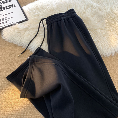 颖膝美式重磅休闲运动卫裤男春秋