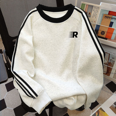 颖膝oversize卫衣男款春秋季潮牌