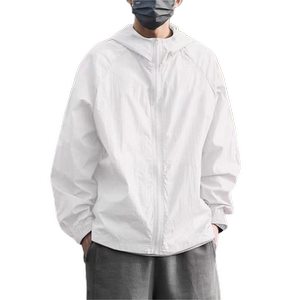 户外冰丝轻薄防晒衣男士夏季2026新款青少年透气宽松防晒服外套潮