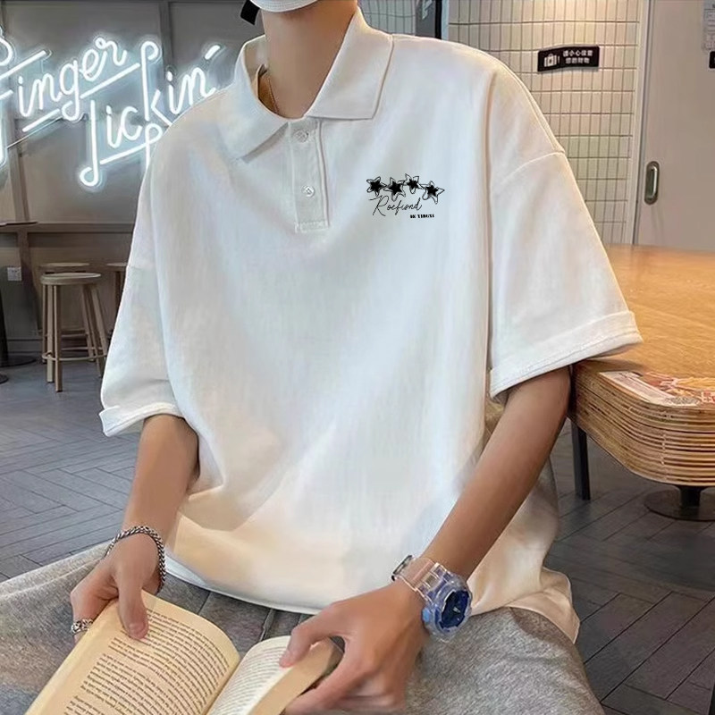 【纯棉面料】青少年翻领polo上衣图片