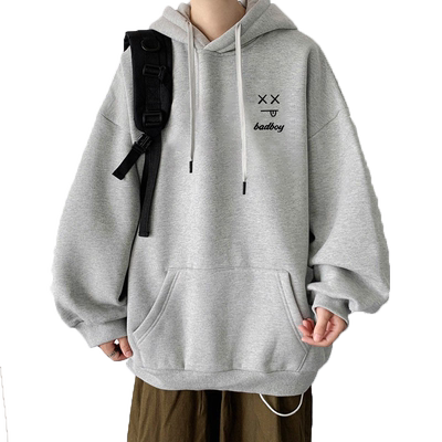 颖膝美式卫衣男连帽ins潮牌外套