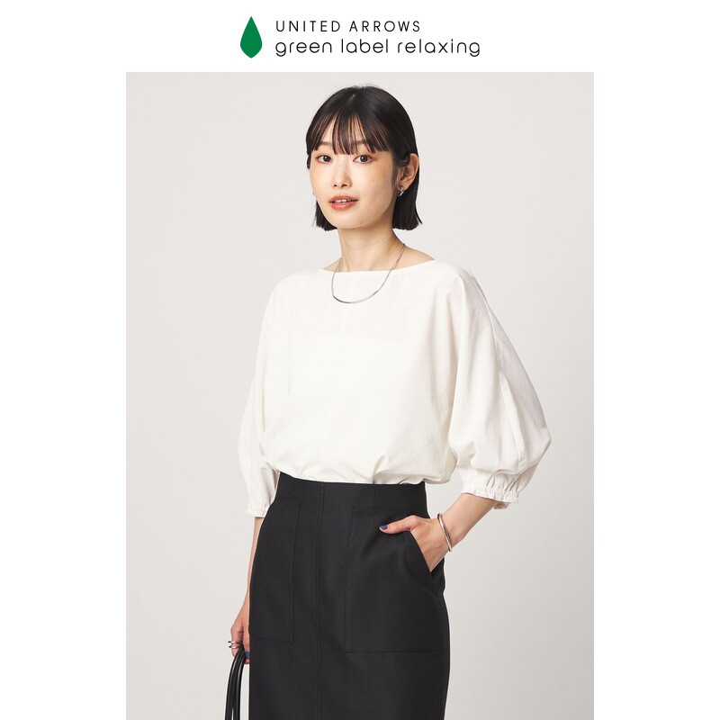 green label relaxing 2026秋新品女装休闲简约七分袖衬衫