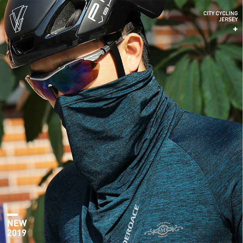 迪路仕冰丝魔术头巾夏季防晒面罩骑行面巾男女防嗮三角巾围脖套