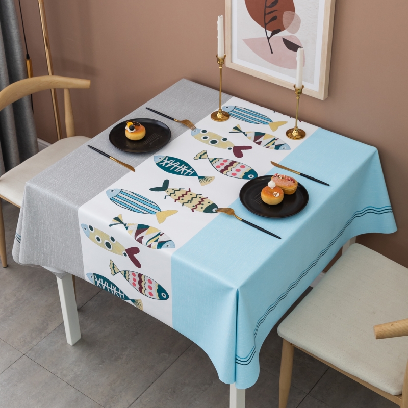 小方桌正方桌桌布防水防油免洗防烫茶几布加厚PVCins风2025年新款