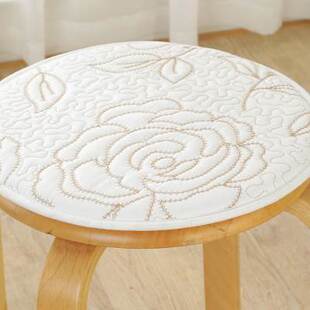 四季通用圆形海绵椅子垫圆椅子套圆形椅垫儿童圆凳子坐垫圆椅座垫