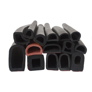 D型空心半圆形填缝隙门窗密封条门缝隔音条自粘型防盗门防撞胶条