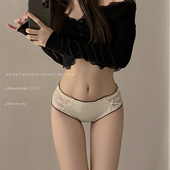 纯棉内裤 性感低腰女士抗菌透气少女日系三角裤 女2023新款 秋冬季