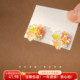 氛围感花朵耳钉 奇妙花园 耳畔捧花 度假风耳针彩色耳环女A658