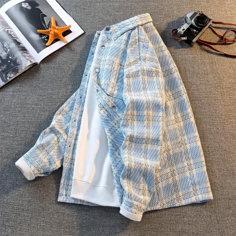 小香风外套男潮牌宽松休闲百搭