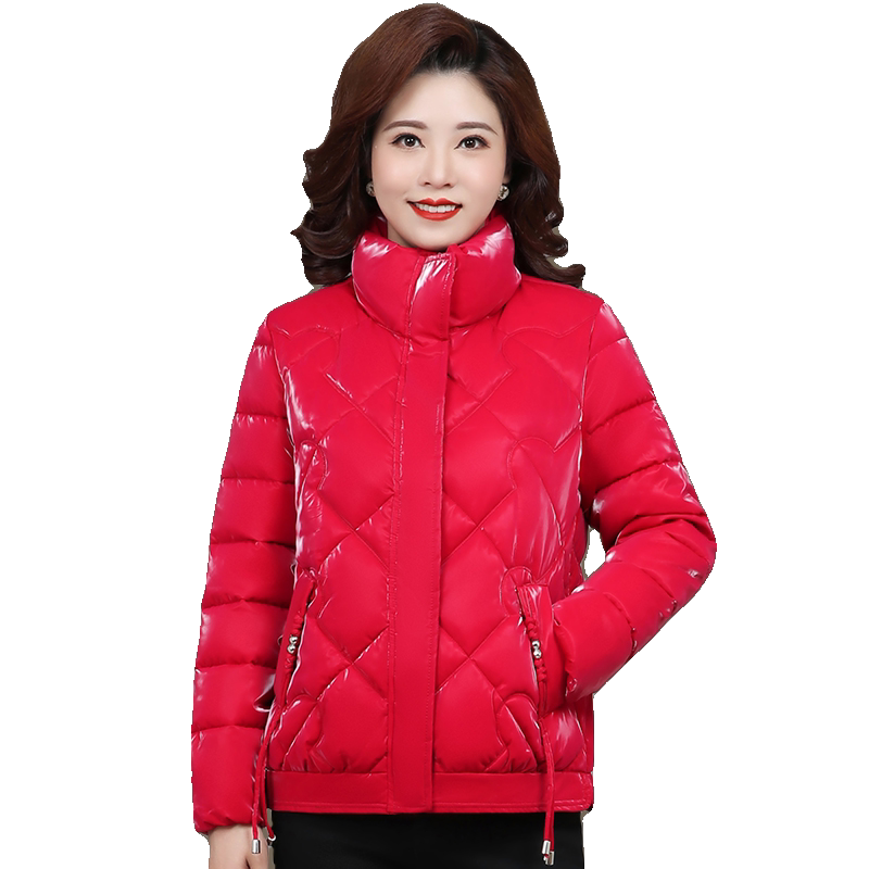羽绒棉服女短款秋冬装外套