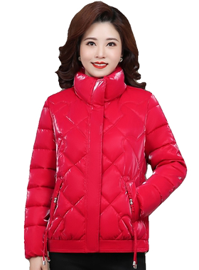 羽绒棉服女短款秋冬装外套