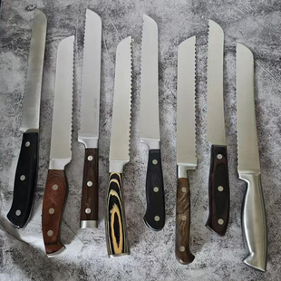 不掉渣专用蛋糕刀面包刀切片刀切吐司烘焙切家用土司锯齿刀屑