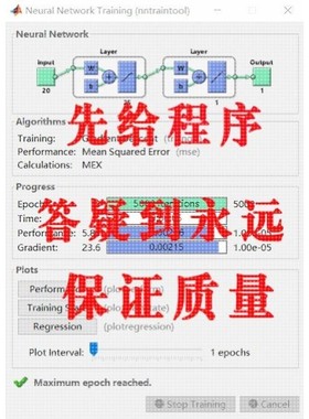 matlab程序代做神经网络BP深度机器学习图像处理预测算法编写代码