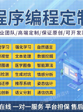 python代编程序深度学习cv算法代码调试接单强化学习图像处理创新