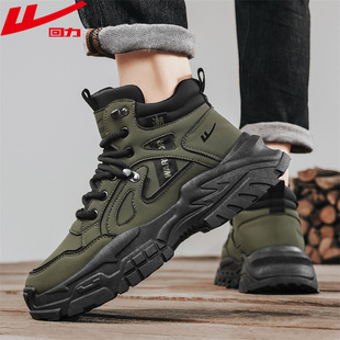 回力男鞋2025秋季新款男士低帮休闲工装鞋男户外登山运动鞋子男款