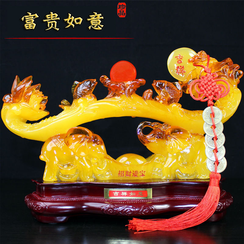 楚润合成树脂中式装饰摆件