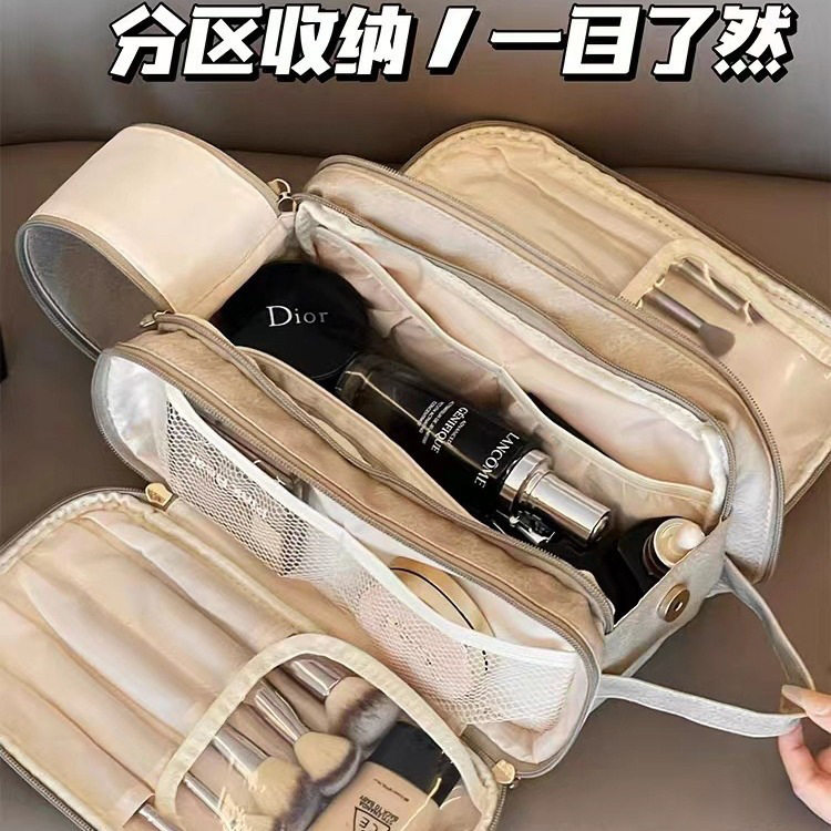 超级巨无霸多功能手提化妆包大容