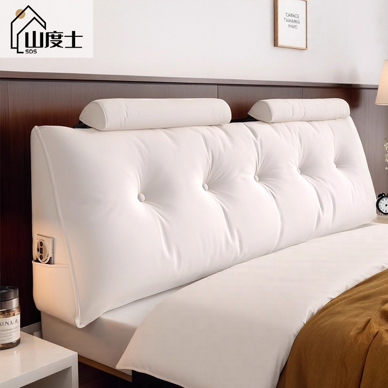 床头靠垫软包靠背垫床榻榻米床上大靠枕无背靠2025新款可拆洗床靠