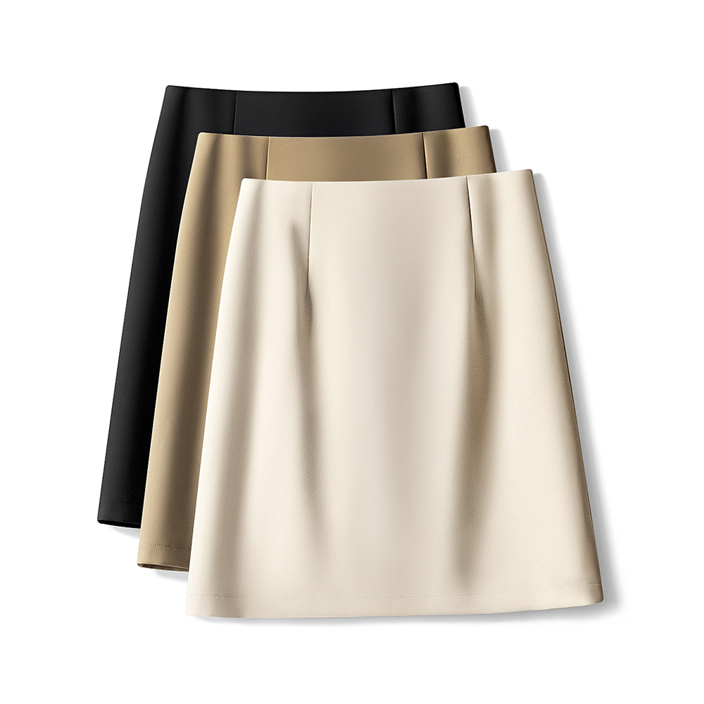 a字半身裙高腰职业裙短款气质