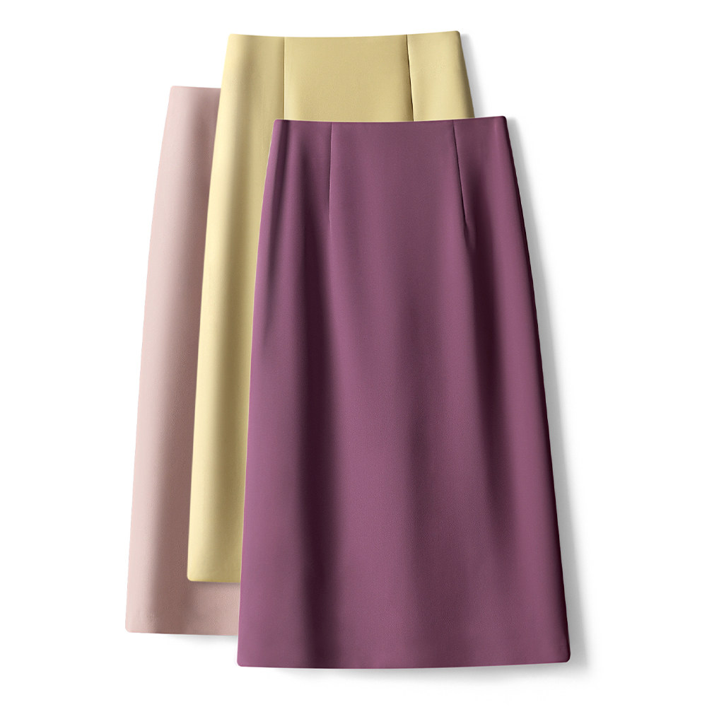 西装裙半身裙女春夏2026新款高腰职业长裙一步裙显瘦包臀裙中长款