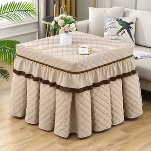 加绒加厚烤火罩电炉套正方形炉火罩子自动麻将机盖罩烤火桌子罩套