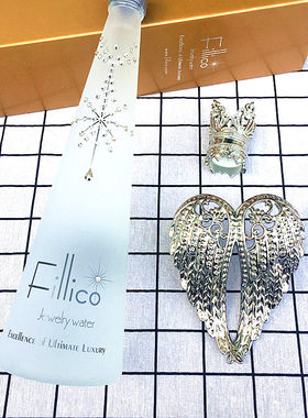 正品情人节生日礼品菲丽高矿泉水瓶珠宝Fillico神户女王帽天使翼