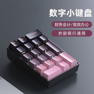 锐蚁F20数字机械键盘小键盘有线外接笔记本电脑财务会计迷你便携