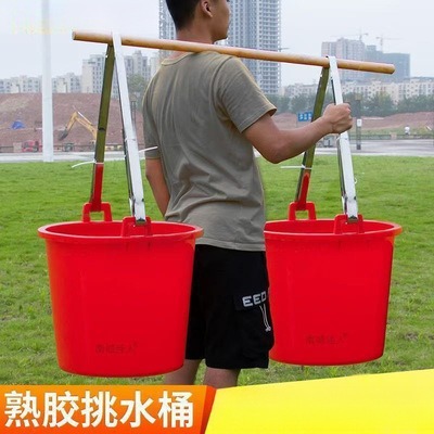 牛筋挑水桶加厚家用塑料粪桶农用特厚摔不烂双耳便桶尿桶浇菜老式