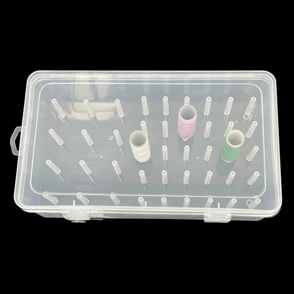 塑料线盒42家用针线收纳盒收纳多功能专用透明套装盒装桌面