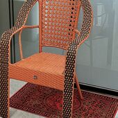 新款 藤椅家用麻将 藤椅老人椅藤椅单人户外阳台椅户外藤椅成人老式