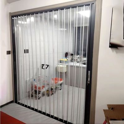亚克力透明折叠门卧室隐形折叠推拉隔断移门帘浴室阳台卫生间伸缩