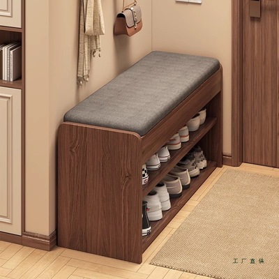 换鞋凳家用门口可坐入户鞋柜坐凳一体进门穿鞋凳玄关储物窄小鞋架