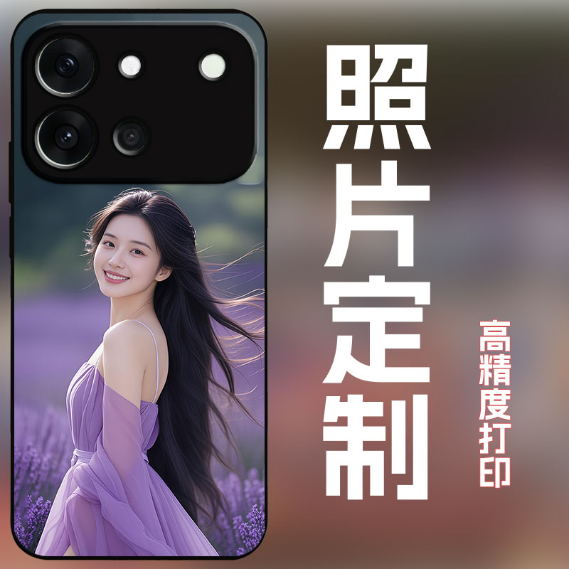 适用vivos60手机壳定制照片情侣diy个性创意订做全包防摔保护套艺术婚纱宝宝新款磨砂软壳玻璃壳男女