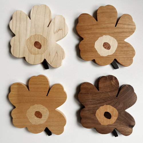 芬兰Marimekko Unikko游霓可印花罂粟花咖啡马克杯花朵北欧木杯垫