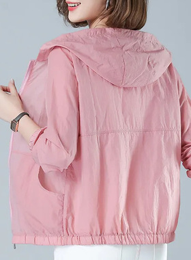 防晒衣女长袖2025年新款妈妈装轻薄女士短外套休闲百搭夏季防晒