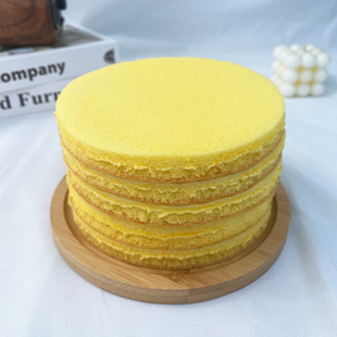 定制7.5厘米原味蛋糕胚切片1箱16盒加冰袋干冰发货拍之前