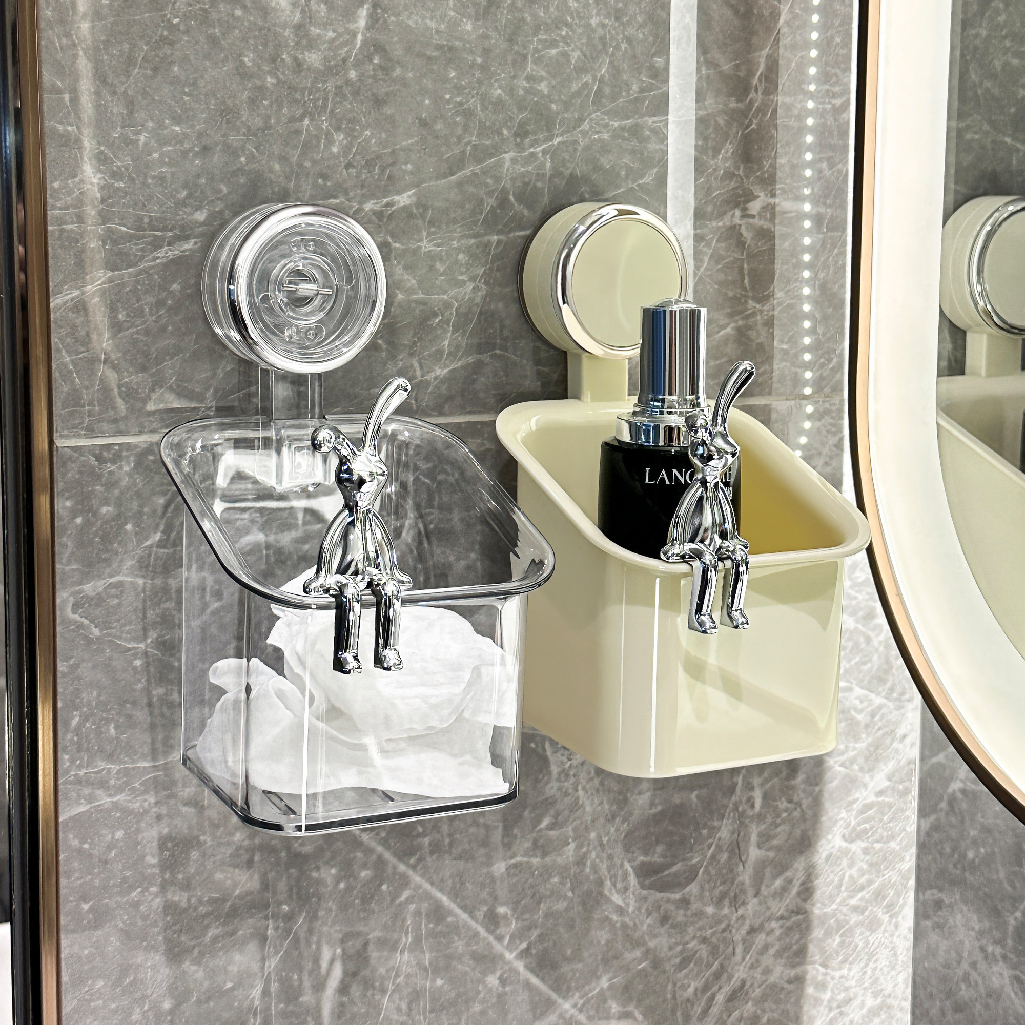 废弃洗脸巾收纳盒吸盘置物架免打孔浴室洗手间洗漱台挂篮壁挂墙上,收纳整理,洗脸巾收纳盒,淘宝优惠券,粉丝福利购,淘宝优惠卷