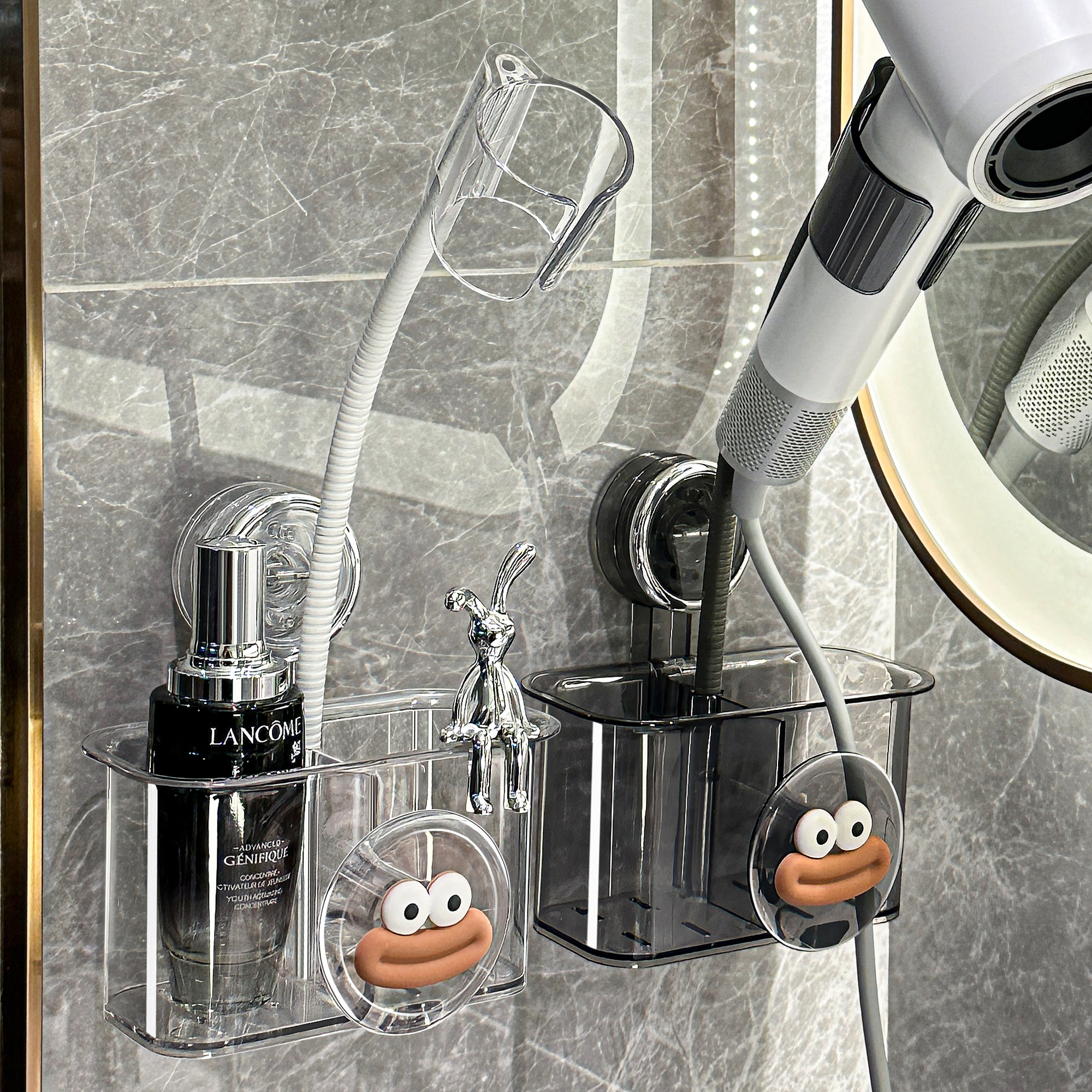 吸盘吹风机置物架卫生间壁挂免打孔家用电吹风筒懒人支架解放双手,家庭/个人清洁工具,吹风机置物架,淘宝优惠券,粉丝福利购,淘宝优惠卷