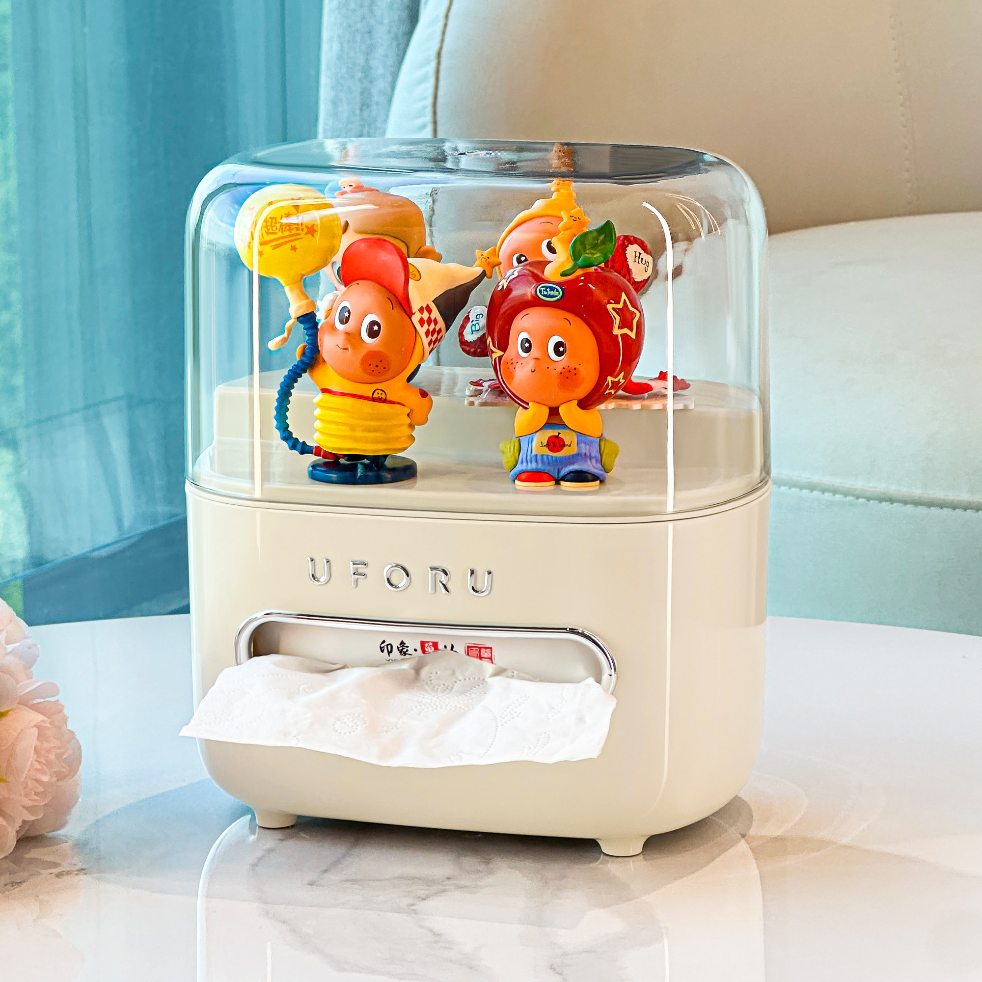 纸巾盒盲盒收纳一体创意星星人手办抽纸盒桌面可爱多功能餐巾纸盒,收纳整理,纸巾盒,淘宝优惠券,粉丝福利购,淘宝优惠卷