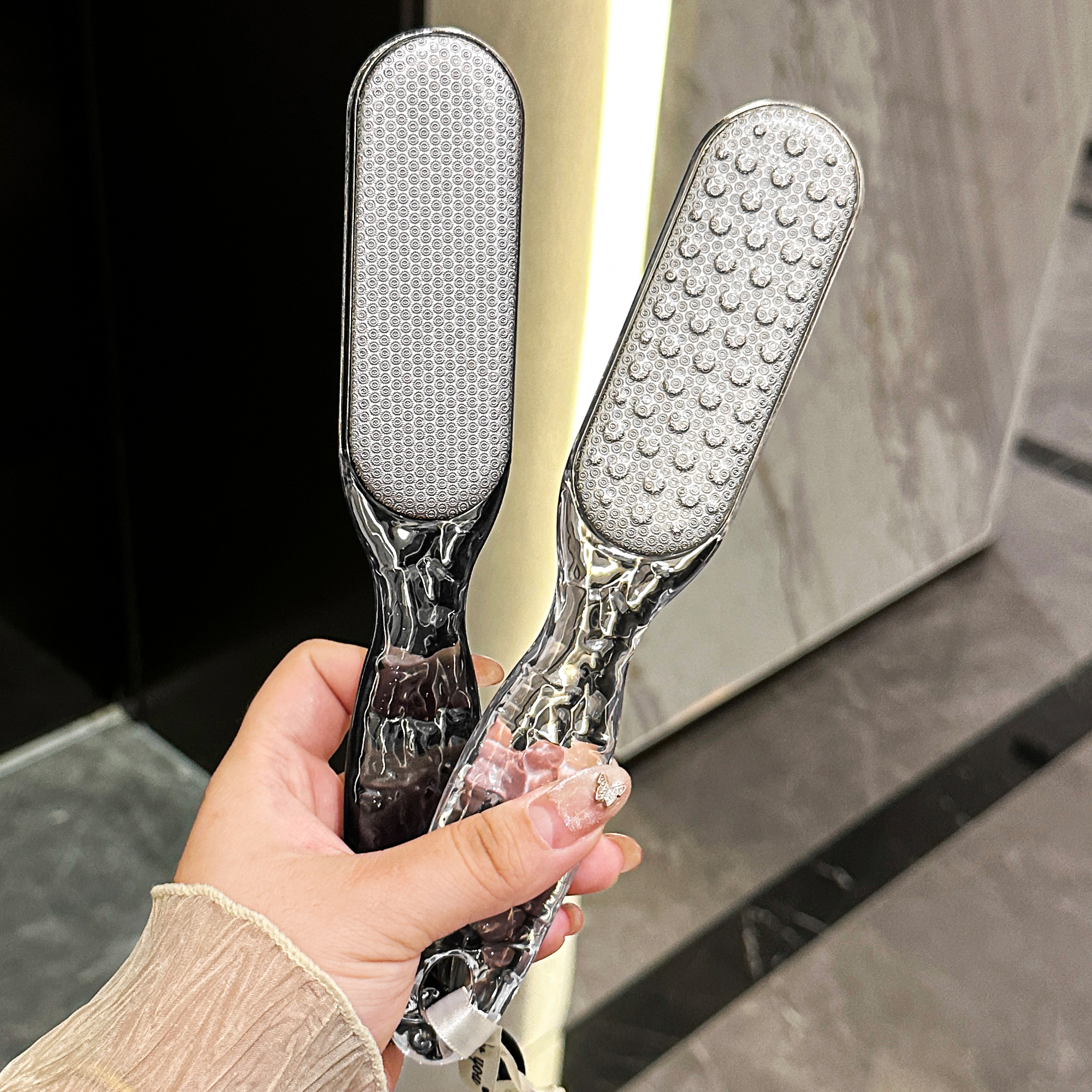 杜琥双面不锈钢去死皮搓脚板