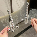 发圈挂钩壁挂式 免打孔置物架卫生间轻奢发夹首饰发箍头绳收纳架