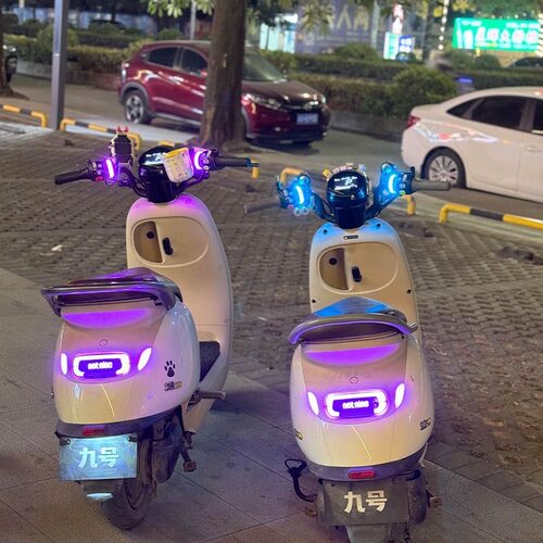 九号小q尾灯波斯顿6.0带转向灯q85c/q80c/q70c/qzmix/q30c系列8.0